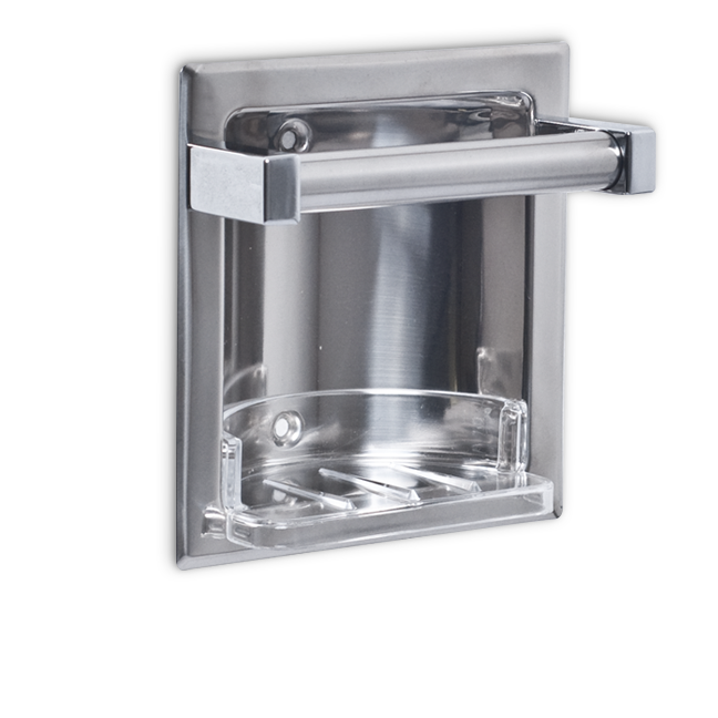Picture of AJW UX60-BF Bright Soap Dish - Recessed