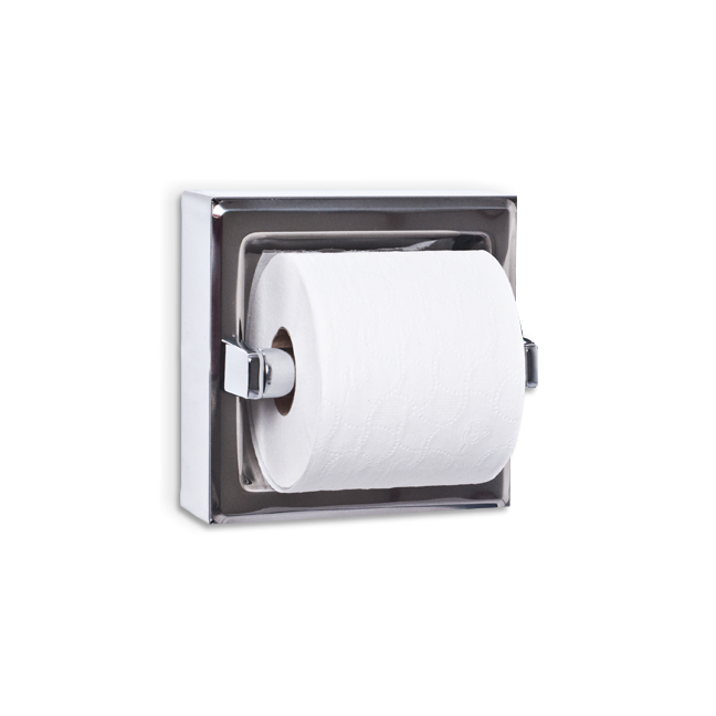 Picture of AJW UX70-SF-SM Single Satin Toilet Tissue Dispenser - Surface Mounted