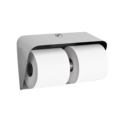 Picture of AJW U804 Dual Hooded Toilet Tissue Dispenser - Non-Controlled