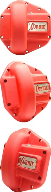 Rock Jock  60-1005CTR Rockjock 60 & 70 Iron Differential Cover - Textured Red
