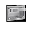 AJW UX81-BF Bright Soap Dish With Wash Cloth Bar - Recessed AJW UX81-BF Bright Soap Dish With Wash Cloth Bar - Recessed