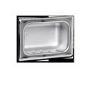 AJW UX82-BF Bright Soap Dish With Mounting Holes - Recessed AJW UX82-BF Bright Soap Dish With Mounting Holes - Recessed
