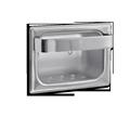 AJW UX83-SF Satin Soap Dish With Wash Cloth Bar And Mounting Holes- Recessed AJW UX83-SF Satin Soap Dish With Wash Cloth Bar And Mounting Holes- Recessed