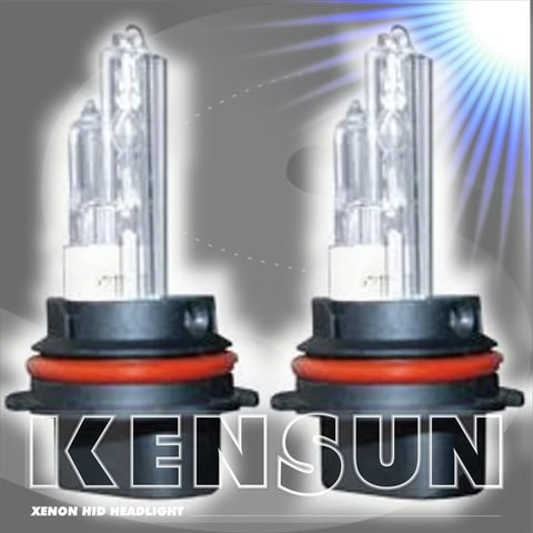 HID Xenon Lo-Hi Halogen 4300K 55W AC Bulbs- Bright White Yellow Tinge