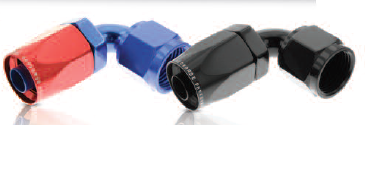 6090042 Non Swivel Hose End - Black And Black