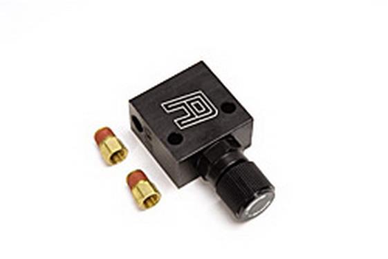 Russell-Edel 654000 Brake Proportioning Valve- Black - Aluminum