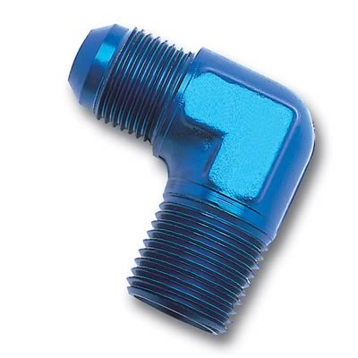 Russell-Edel 660790 90 Deg. Adapter Fitting 0.12 In. - Blue
