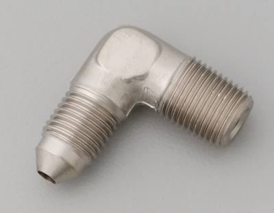 Russell-Edel 660791 90 Deg. Adapter Fitting 0.12 In., Silver