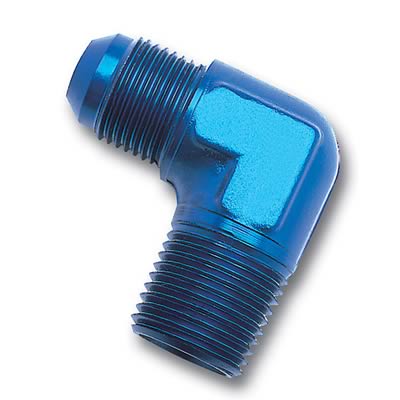 Russell-Edel 660800 90 Deg. Adapter Fitting 0.12 In., Blue