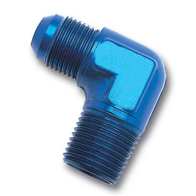 Russell-Edel 660830 90 Deg. Adapter Fitting 0.12 In., Blue