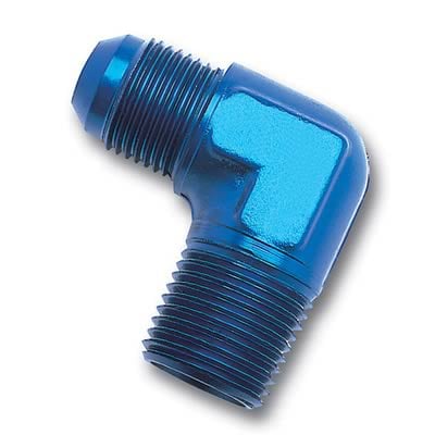 Russell-Edel 660860 90 Deg. Adapter Fitting 0.37 In., Blue