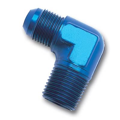 Russell-Edel 660870 90 Deg. Adapter Fitting, Blue