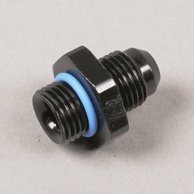 Russell-Edel 670840 Straight Bulkhead Coupler Fitting, Black