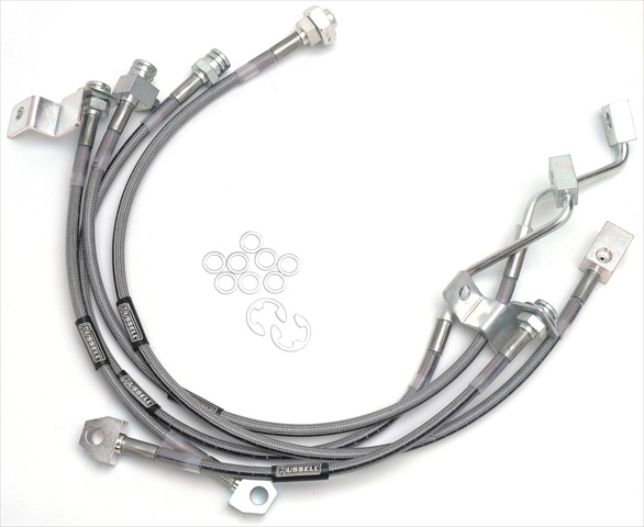 Russell-Edel 696490 Braided Stainless Steel Brake Line
