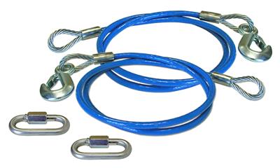 645 64 In. Trailer Safety Cable, 1 Pair