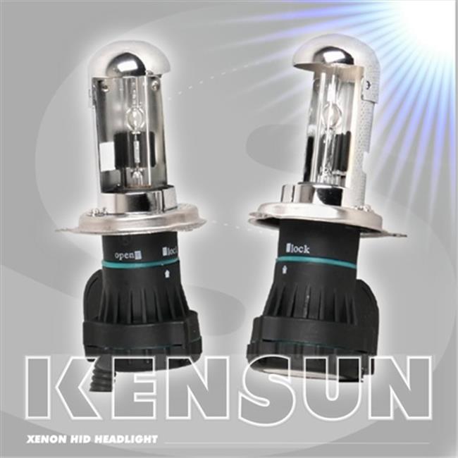 Kensun UN-K-55W Bulbs-H4 M-3K HID Bi-Xenon 3000K 55W AC Bulbs- Yellow