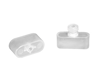 A300 Mini Blind Rail Ends, 2 Pack
