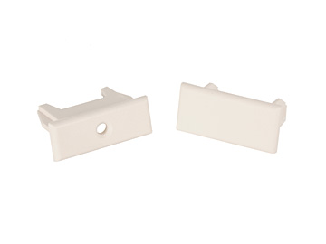 A320 Pleated Shade Rail- Oyster- 2 Pack