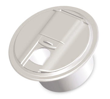 B101 Electric Cable Hatch, White
