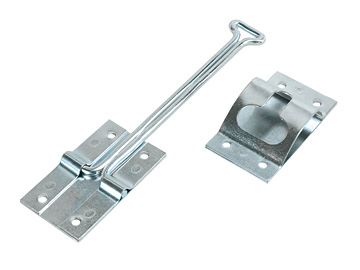 E218 6 In. Entry Door Holder, Zinc