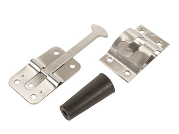 E225 3.75 In. Entry Door Holder, Stainless Steel