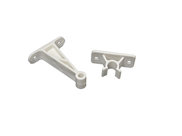 E241 3 In. Door Holder, White