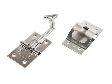 E275 Entry Door Holder, 45 Degree, Stainless Steel