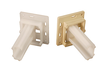 H306 White Large C Shaped Drawer Socket