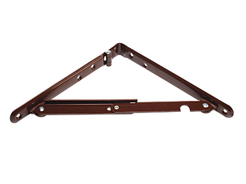 H505 8 X 8 In. Folding Shelf Bracket- 2 Pack