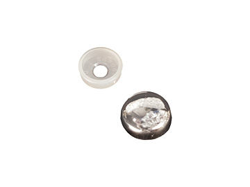 H607 Chrome Screw Cover - 14 Pack