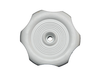 H715 White 0.5 In. Plastic Window Knob