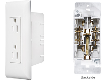 S831 Speedwire Dual Outlet With Cover Plate