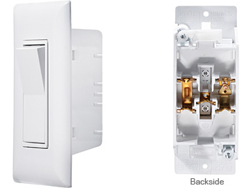 S841 Touch Switch With Cover Plate- White