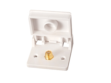 T111 Weatherproof Tv Jack- White