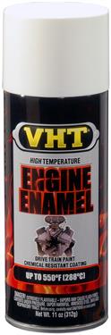 SP129 11 oz Gloss White High-Temperature Engine Enamel Aerosol Can