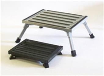 F08CBLK Large Folding Step, Black
