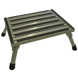 F08CV Large Folding Step- Silver