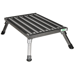 XL08CG Extra Large Folding Step, Gray