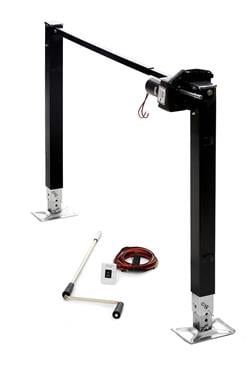 LG1 76 Lbs. Trailer Landing Gear - Black