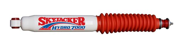 7500 Single Steering Stabilizer, White With Red Boot