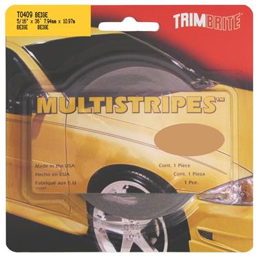 T0409 Pinstripe Tape, Beige, 0.31 In. X 36 Ft.