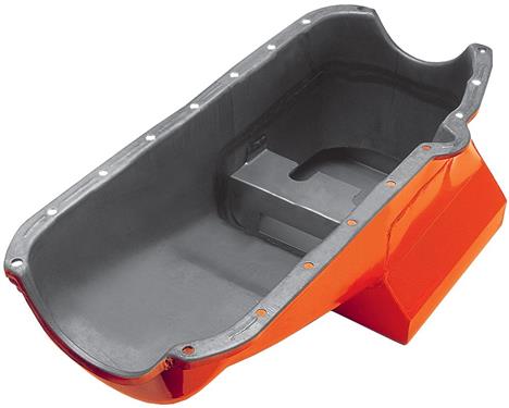 9726 Oil Pan - Orange & Black