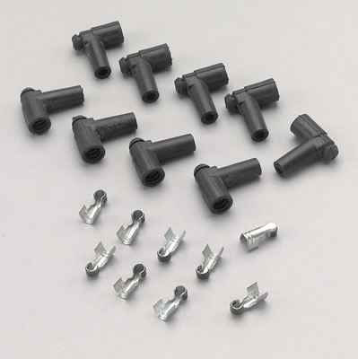 46055 90 Degree Black Spark Plug Boot, Set Of 9