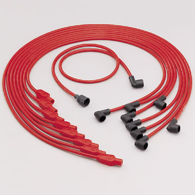 73255 180 Degree Red Spiro-Pro Universal Spark Plug Wire Set