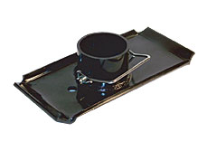 49954038 Trailer Tongue Jack Foot Plate - Black - 2.25 In. - Stabilizing Accessory