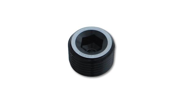 10491 0.25 In. Npt Socket Pipe Plug Fitting - Black