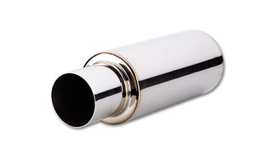 1057 Stainless Steel Case Exhaust Muffler - 6.25 In.