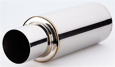 1059 Stainless Steel Case Exhaust Muffler - 6.25 In.