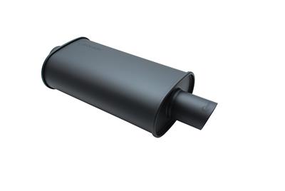 1145 Exhaust Muffler - 2.25 In. Center Inlet - Flat Black