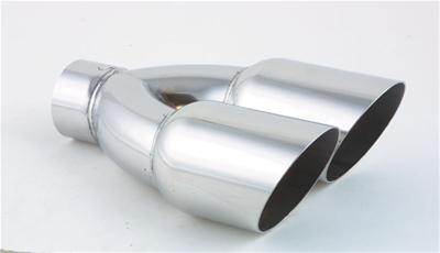 1333 Round Exhaust Tail Pipe Tip - 2.25 In. Inlet